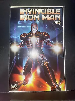 Buy Marvel Comics INVINCIBLE IRON MAN #33 TRON VARIANT • 56.17£