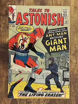 Buy Tales To Astonish #49 - GORGEOUS - 1st App Giant Man • 41.36£
