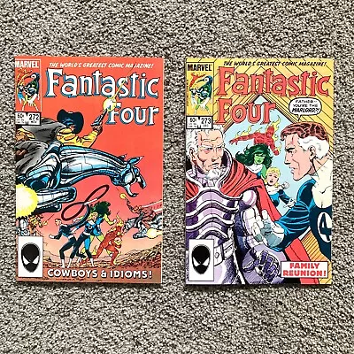 Buy Fantastic Four Lot #272 (9.6), 273 (9.4) 1st Nathaniel Richards, Origin Of Kang • 20.05£