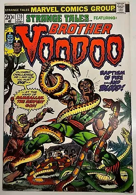 Buy Marvel Comics Bronze Age Strange Tales 170 Key Issue Brother Voodoo High Grade • 7.50£