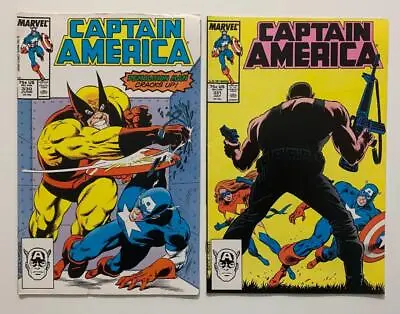 Buy Captain America #330 & #331 (Marvel 1987) 2 X VF+ & FN+ Copper Age Issues. • 17.95£