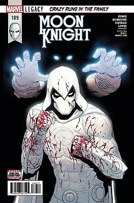 Buy Moon Knight #189 Burrows Cover Marvel Comics 2017 Marc Spector • 11.82£