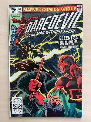 Buy Daredevil 168 1st App Elektra Frank Miller  Marvel Comics Jan 1981 • 150£