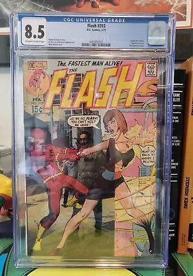 Buy The Flash #203 CGC 8.5 Origin Iris West  Classic Photo Cover • 118.59£