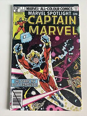 Buy Marvel Spotlight On Captain Marvel #1 Marvel Comics July 1979 • 9.99£