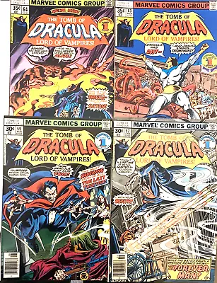 Buy Tomb Of Dracula. # 57. 59.  63 & 64.  1st Series.  4 Issue Lot. June-may 1977/78 • 39.99£