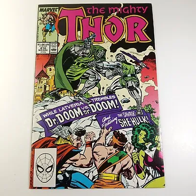 Buy The Mighty Thor #410 1989 Marvel Comics Vintage. Dr. Doom & She Hulk, Very Fine+ • 7.90£
