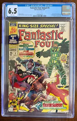 Buy Fantastic Four Annual #5 CGC 6.5 1967 • 98.83£