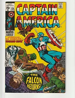 Buy Captain America # 126 - 1st Falcon In Cap Suit Really Nice Condition 1970. • 66.49£