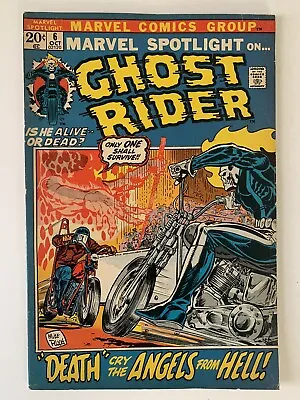 Buy Marvel Spotlight #6 5.5 Fn- 1972 2nd Appearance Of Ghost Rider Marvel Comics • 72.01£