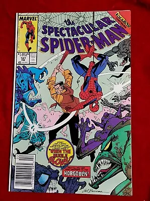 Buy 1988 Spectacular Spider-Man 147 Hobgoblin App NEWSSTAND NM Unread 80s Comic • 9.48£