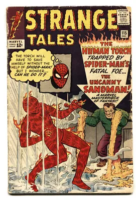 Buy STRANGE TALES #115 Origin Of DR STRANGE  Marvel Comic Book 1963 • 413.92£