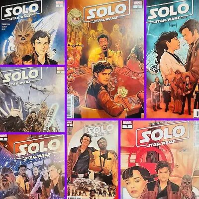 Buy 🔵 SOLO A Star Wars Story #1-7 Complete Adaptation 1st Qi'ra Marvel 2018 🔵 • 23.71£
