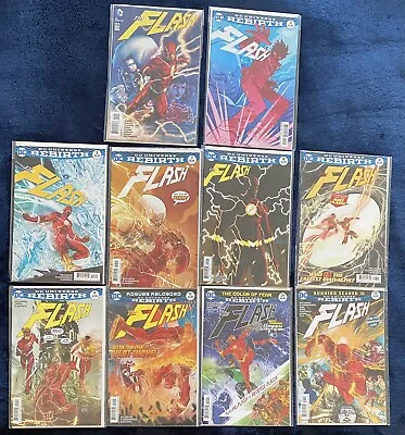 Buy Lot Of 10 The Flash (DC Comics,  2016-2017) DC UNIVERSE REBIRTH COLLECTION • 47.97£