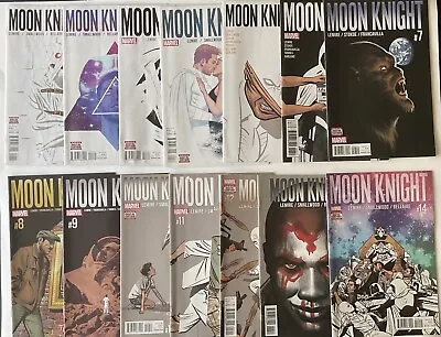 Buy Moon Knight #1-14 Complete (6th) Series ~ 2016 Marvel ~ High Grade Vf/nm To Nm  • 56.13£