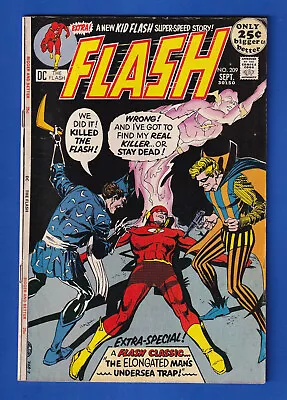 Buy Flash #209 Elongated Man DC Comics 1971 Cary Bates Irv Novick Dick Giordano • 6.32£