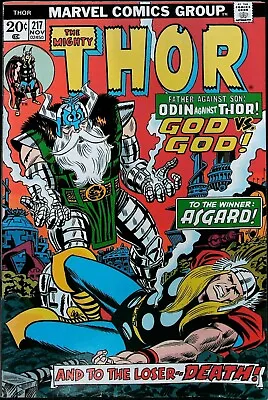 Buy Mighty Thor #217 Vol 1 (1973) KEY *1st Appearance Of The Valkyrie* - VF/NM • 19.79£