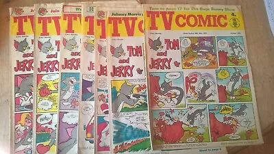 Buy TV Comic Bundle 7 Issues Polystyle  1971-72 1015 1023 1044 1046 1059 1061 1070 • 4£
