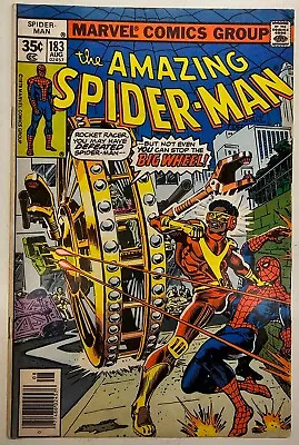 Buy Marvel Comic Amazing Spiderman 183 Bronze Age Key Issue High Grade FN Big Wheel • 1.04£