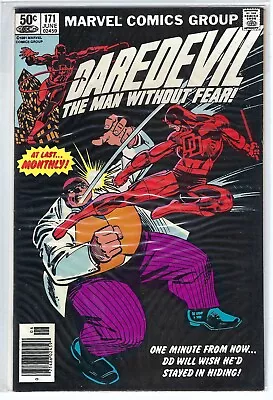 Buy (1964 Series) Marvel Daredevil #171 - 1st Kingpin Meeting - Frank Miller - Vf • 18.97£