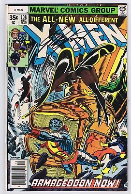 Buy Uncanny X-Men #108 GD Signed W/COA Chris Claremont 1977 Marvel Comics • 149.77£