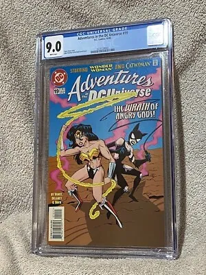 Buy Adventures In The DC Universe #19 CGC Graded 9.0 10/98 Wonder Woman & Catwoman • 56.22£