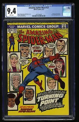 Buy Amazing Spider-Man #121 CGC NM 9.4 White Pages Death Of Gwen Stacy! Marvel 1973 • 1,022.59£