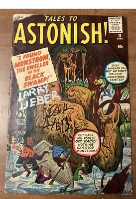 Buy Tales To Astonish #11 Signed 4x Stan Lee, Jack Kirby, Larry Leiber, Dick Ayers!! • 839.50£