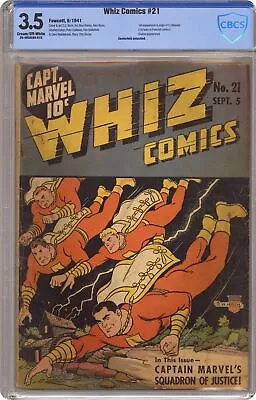 Buy Whiz Comics #21 CBCS 3.5 1941 20-48E05B5-015 • 310.30£