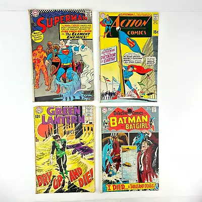 Buy Lot Of 4 DC Superman National Comics Green Lantern Batman Batgirl 190 381 65 392 • 22.23£