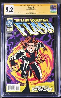 Buy Flash #92 DC Comics CGC Signature Series 9.2 Signed Mark Waid • 118.22£