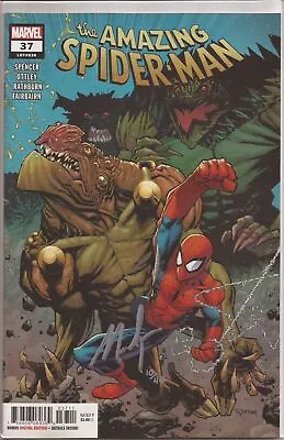 Buy The Amazing Spider-man #37 - Signed By Writer Nick Spencer - W/df Coa 10/40 • 37.61£