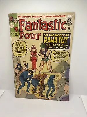 Buy Fantastic Four #19  NICE BOOK  1st Rama -Tut 1963 Kang • 230.38£