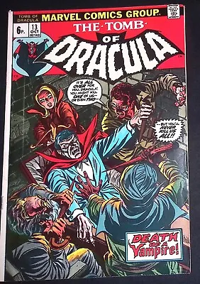 Buy The Tomb Of Dracula #13 Bronze Age Marvel Comics Origin Of Blade VG • 44.99£