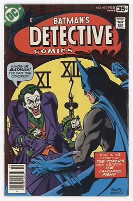 Buy Batman Detective Comics 475 DC 1978 VG FN Marshall Rogers Joker Fish • 73.86£