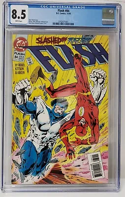 Buy Flash Issue# 84 DC Comics 1993 CGC Graded 8.5 White Pages Comic Book • 80.42£