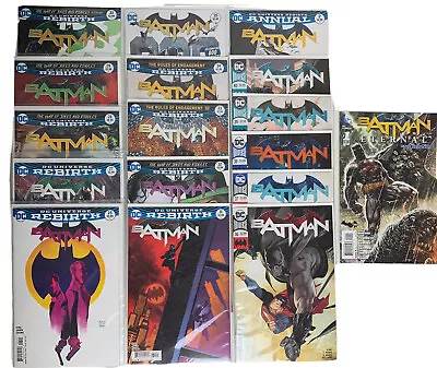 Buy Batman Rebirth #25-40 (No #26), Annual 2 (2017-2018) + Batman Eternal #1 (2014) • 59.16£