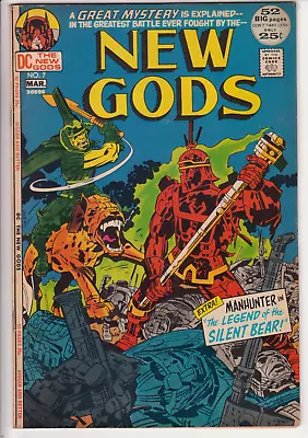Buy New Gods #7, DC Comics 1972 FN/VF 7.0 1st Steppenwolf.  Origin Of The New Gods. • 80.06£