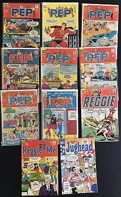 Buy REGGIE & PEP: Archie Silver/bronze Age Comics. Veronica. Betty. Jughead. Free • 19.86£