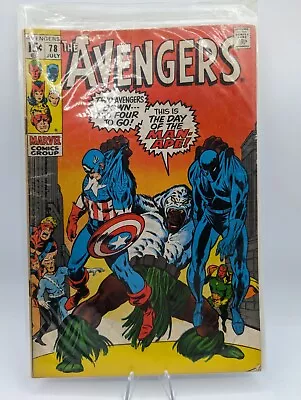 Buy Avengers #78 - 1st App Lethal Legion - 2nd App M’baku The Man-Ape - Marvel 1970 • 11.99£