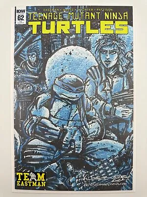 Buy Teenage Mutant Ninja Turtles #62 Team Kevin Eastman Variant - 9.0 VF/NM • 15.26£