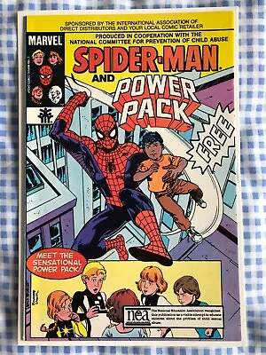 Buy Spider-Man & Power Pack 1 (1984) Child Abuse Awareness Promotional Giveaway NEA • 8.99£