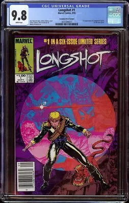 Buy Longshot 1 CGC 9.8 White (Marvel 1985) 1st Appearance Longshot Canadian Edition • 786.65£