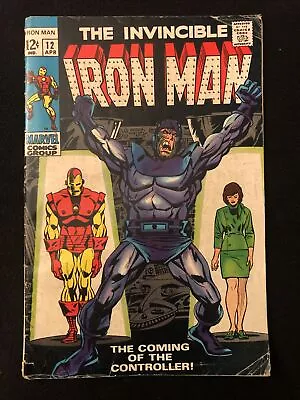 Buy Iron Man 12 3.0 3.5 Marvel 1969 1st Controller Oq • 12.04£