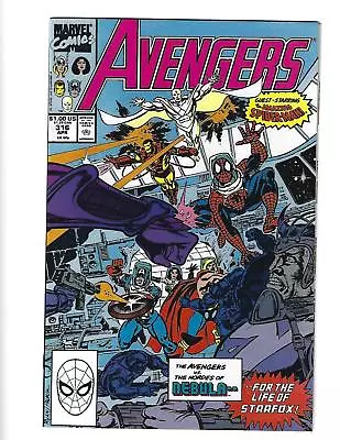 Buy Avengers #316, Spider-Man Joins Team, NM 9.4, 1st Print, 1990, See Scan • 9.57£