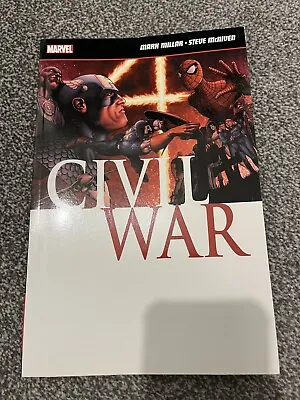 Buy Marvel Graphic Novel - Civil War By Mark Millar & Steve McNiven(2007, Paperback) • 0.99£