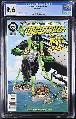 Buy GREEN LANTERN #96 [1998] - CGC 9.6 - DC Comics - WP - Flash & Green Arrow App • 24.10£
