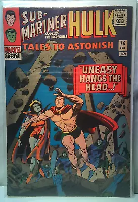 Buy Tales To Astonish The Incredible Hulk And Sub-Mariner Marvel Comics  76 6.5 • 11.07£