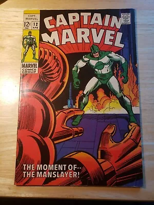 Buy Captain Marvel #12 Marvel April 1969 VF/NM High Grade • 32.98£