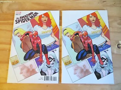 Buy Marvel Lot Of 2: The Amazing Spider-Man #800/2018 Frank Cho Trade & Virgin Var. • 22.08£